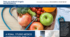 Desktop Screenshot of nutrizionista-roma.info