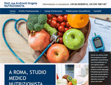 Tablet Screenshot of nutrizionista-roma.info